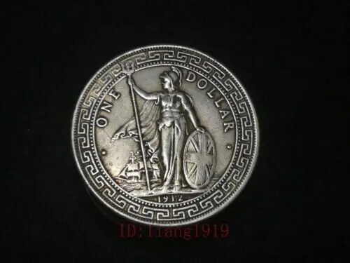 Chinese Tibet Silver inlay stand person Statue coin Inkpad Box Seal Collection
