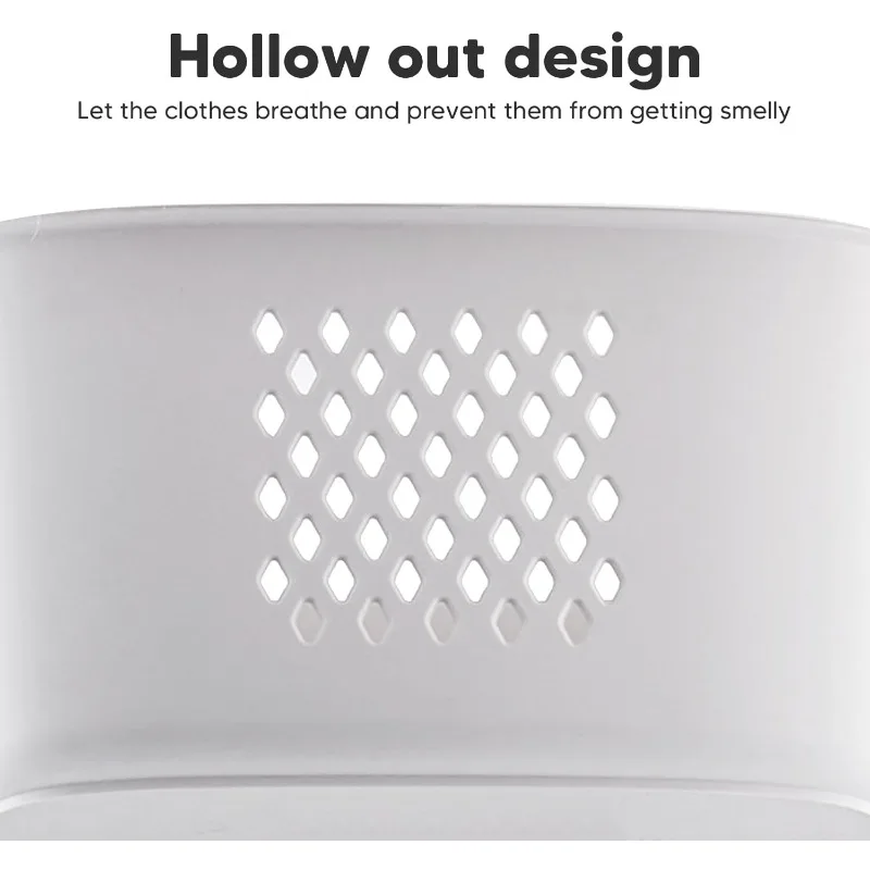 4-Tier Laundry Hamper Sorter, Laundry Storage Organizer with Wheels Removable Rolling Laundry Baskets, Bathroom Cart