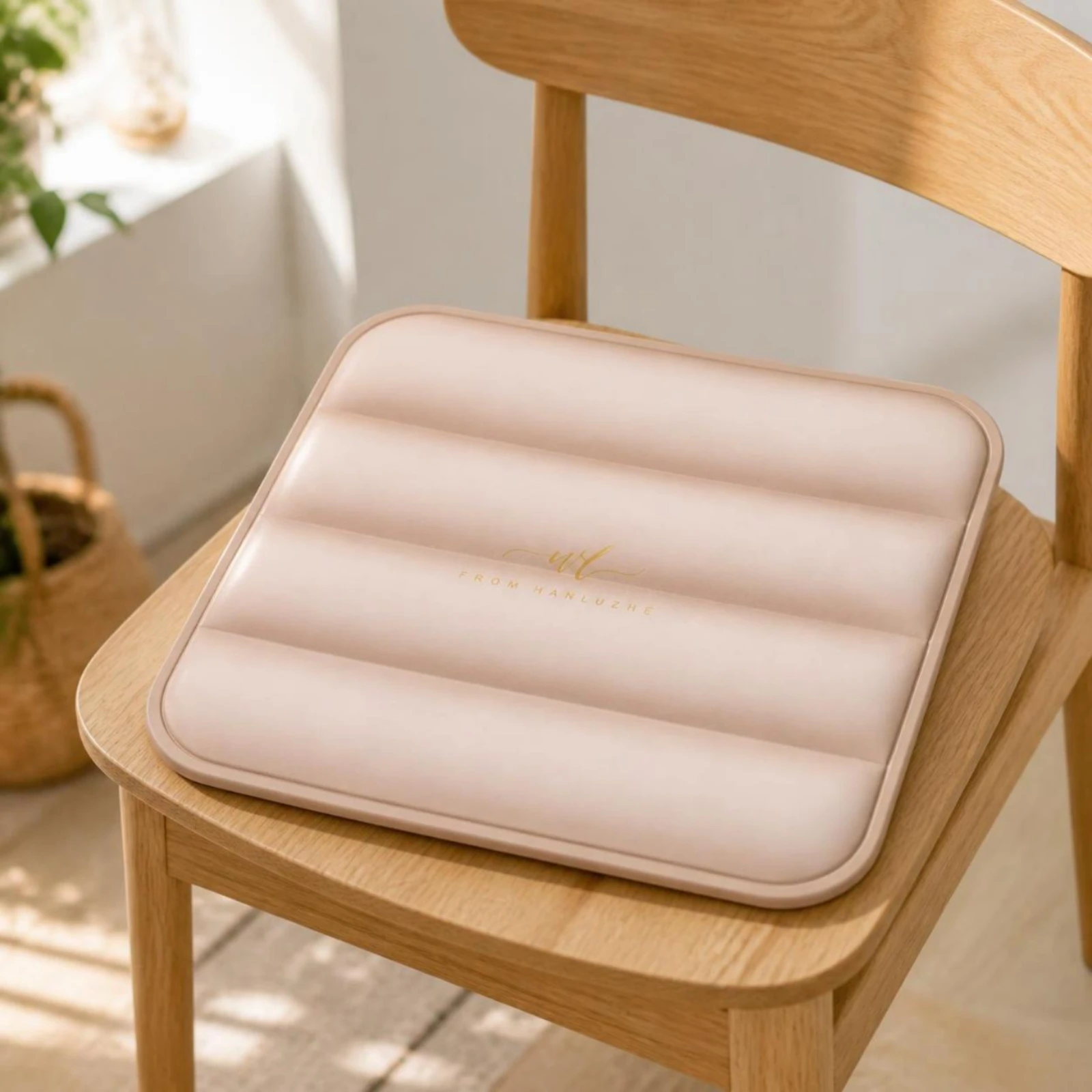 Cooling Seat Cushion Segmented Cooling Mat Pad Rectangular Low-Profile for Office Chair