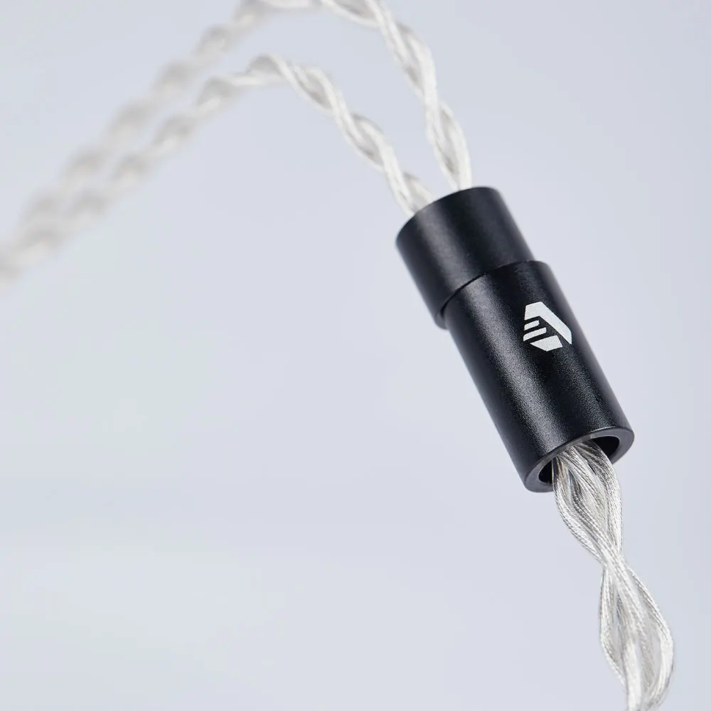 New ARISYN BAI XUE 4 Wires Headphone Upgrade Cable 24.5 AWG Earphone Silver-Plated Copper Wired Headset 2pin 4.4mm Plug Earbuds