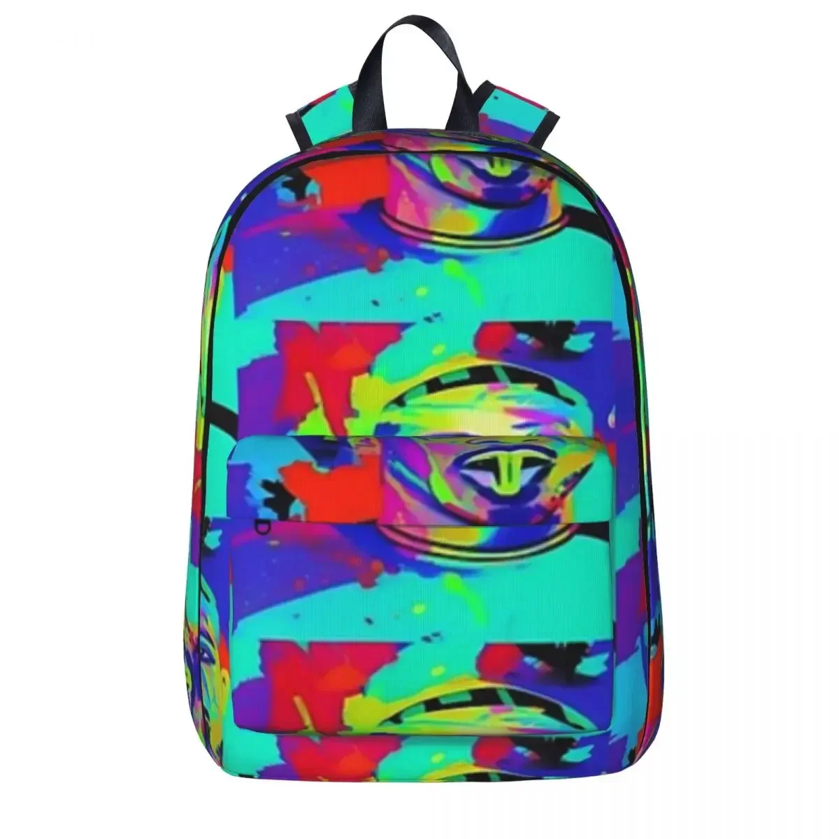 Youngboy Never Broke Again By Paint Splatter Backpacks Boy Girls Bookbag Casual Children School Bags Portability Travel Rucksack