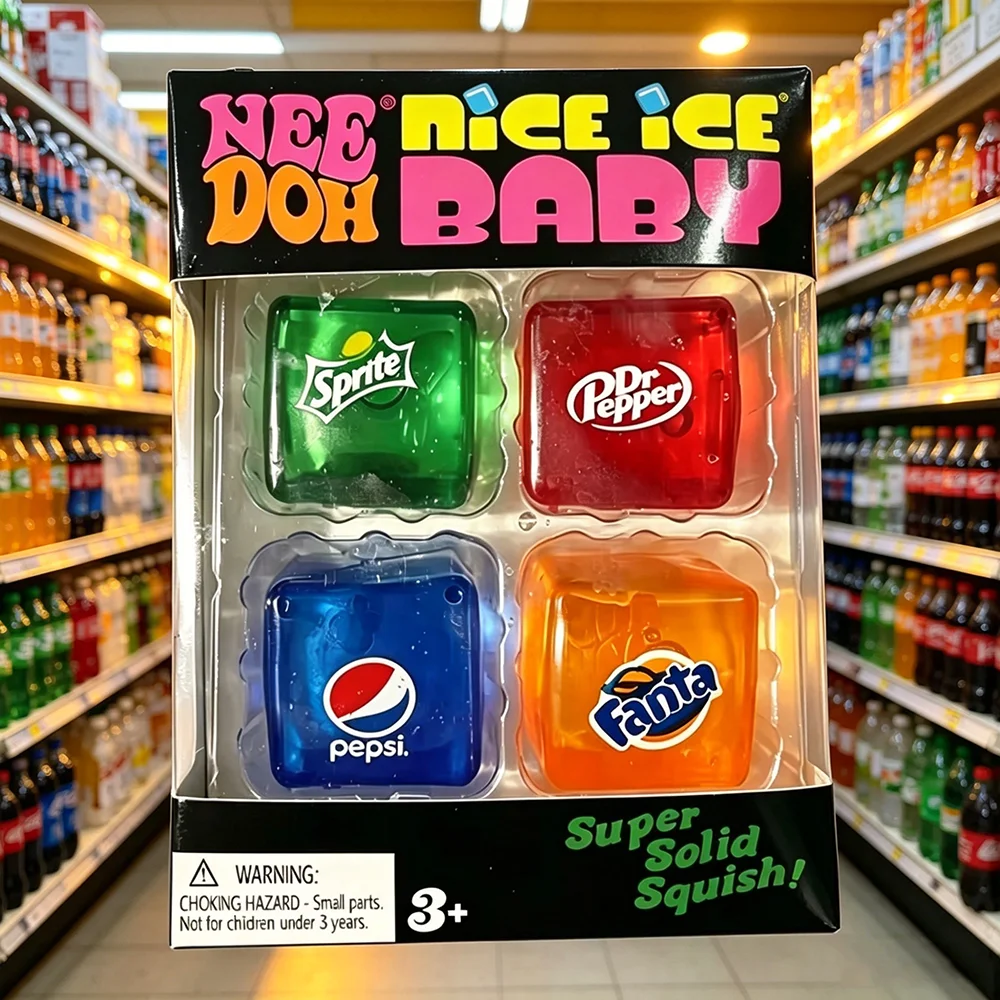 

Schylling Needoh Nice Cube Sensory Toys Stress Relieving Blocks Pinching Relieving Puzzle Solving Venting Children Souvenir