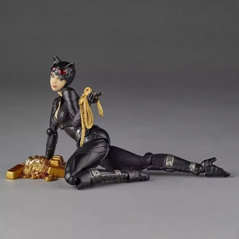 جديد Kaiyodo Revoltech Catwoman Dc Selina Kyle Batman Revoltech مذهلة Yamaguchi Revoltech سلسلة نموذج لجسم تمثال لعبة
