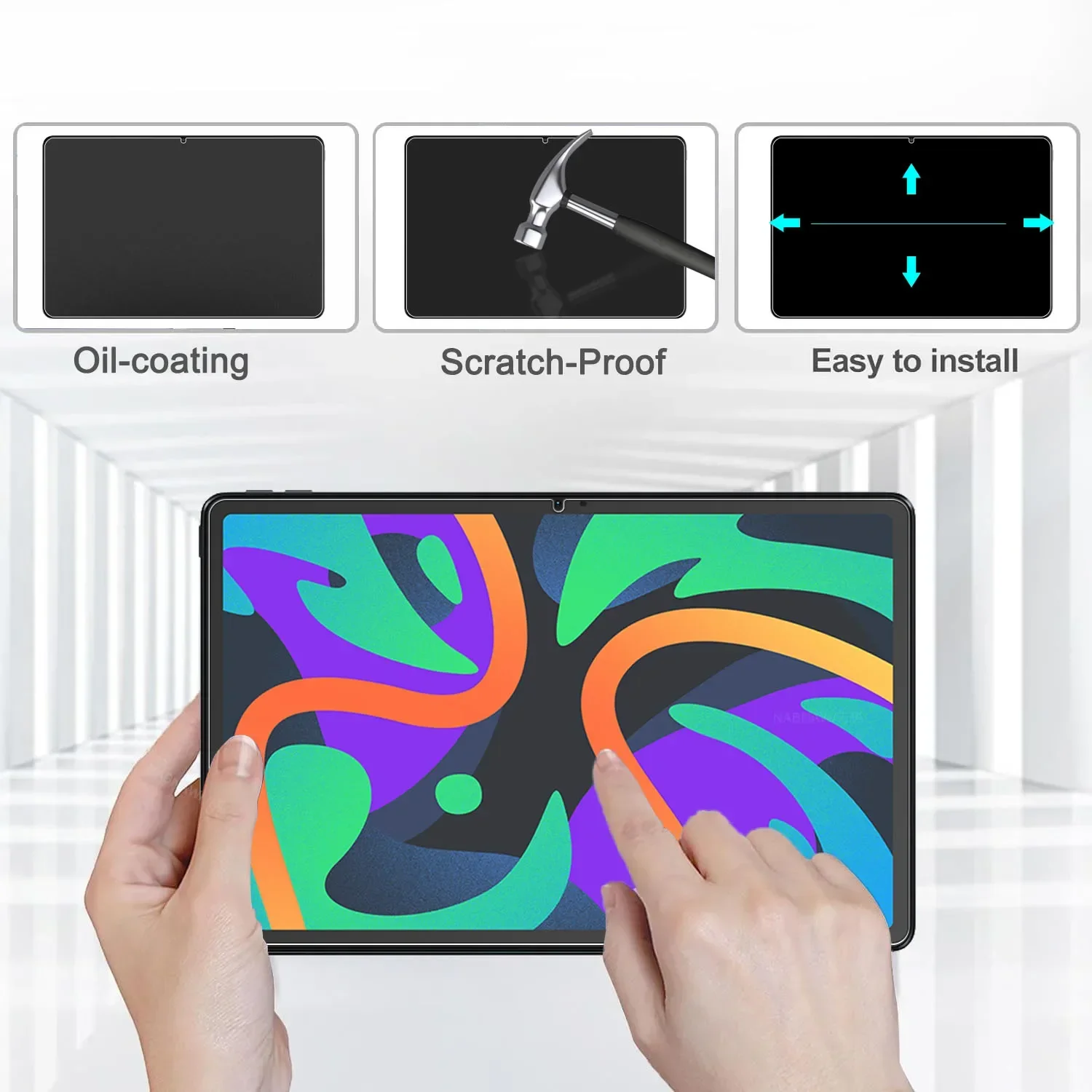 2PcsสําหรับLenovo Xiaoxin Pad 2024 11 นิ้วกระจกนิรภัยหน้าจอ 9Hแท็บเล็ตAnti Scratch Clearป้องกันฟิล์ม