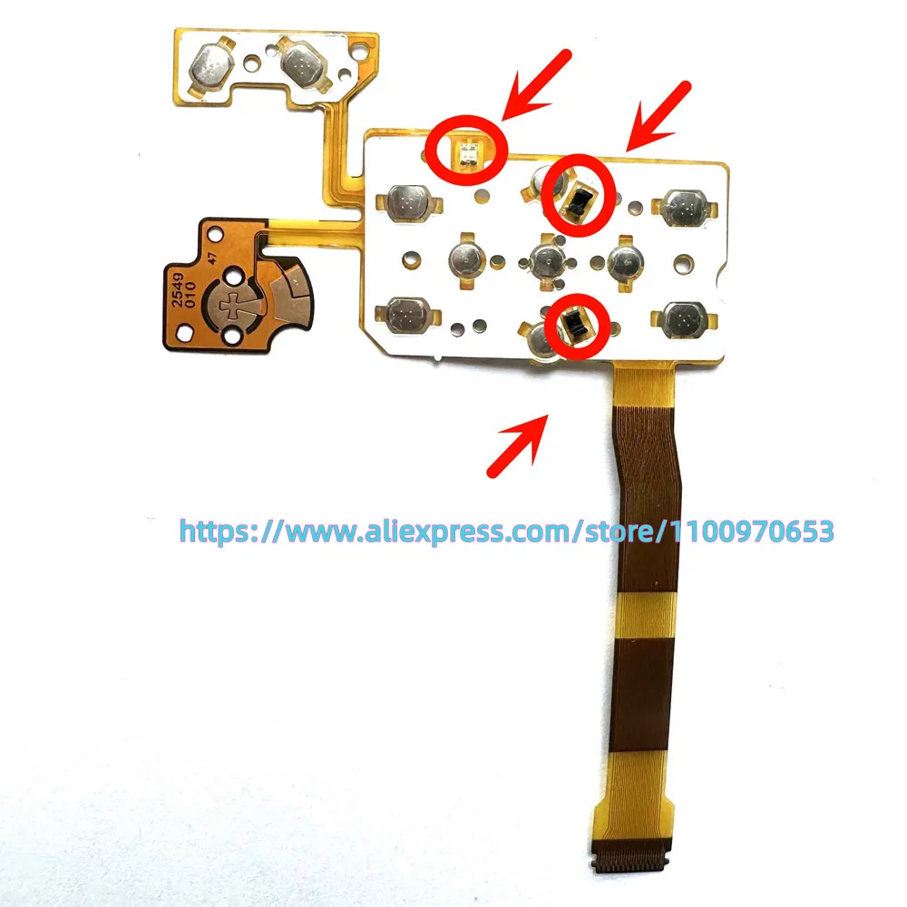 

New Keyboard Key Button Flex Cable Ribbon Board For Canon For EOS M6 II Camera Repair Part