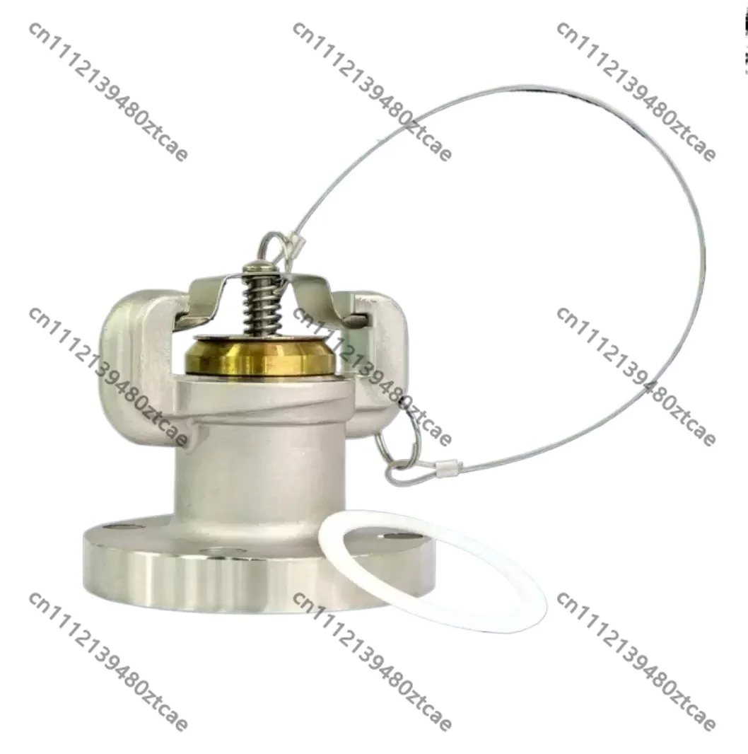 Cryogenic Quick Connect Swivel Socket DN40 Storage Tank Filling Liquid Inlet Connector Assembly