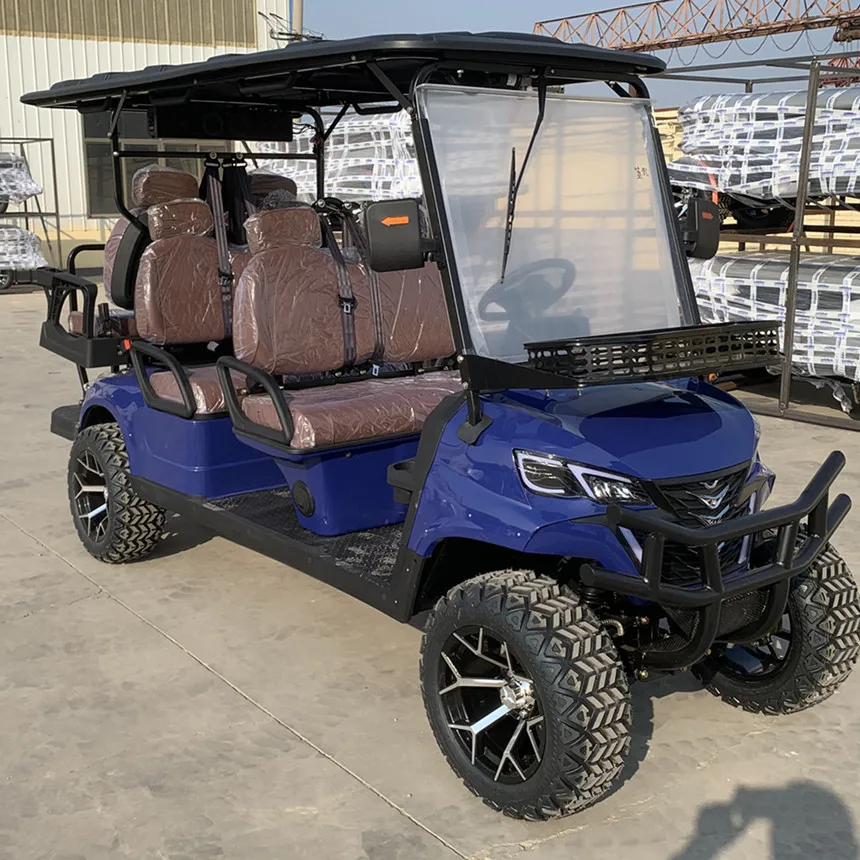 Golf Cart Electric 2024 Golf Cart USA Brand Hot Sale Customized Lead-Acid Maintenance-Free Battery 4 Wheelers Adult Cheap