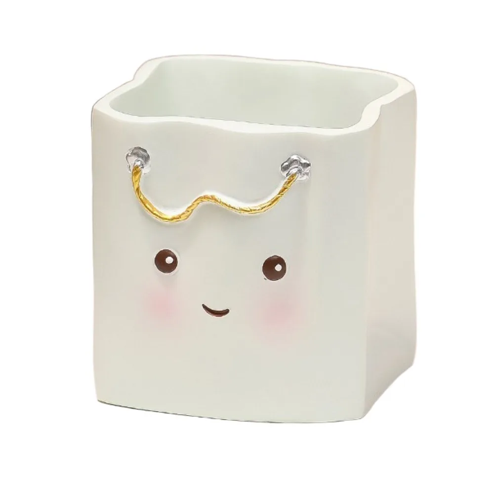 Suporte de caneta de mesa de grande capacidade multifuncional organizador de papelaria suporte de pincel de maquiagem caixa de armazenamento kawaii caneta lápis organizador