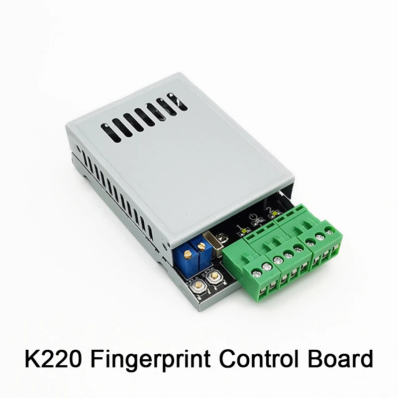 K220 Two Relay DC10-24V Administrator/User Fingerprint Control Board With 0.5s-60s-Normally Open Relay Access Control System
