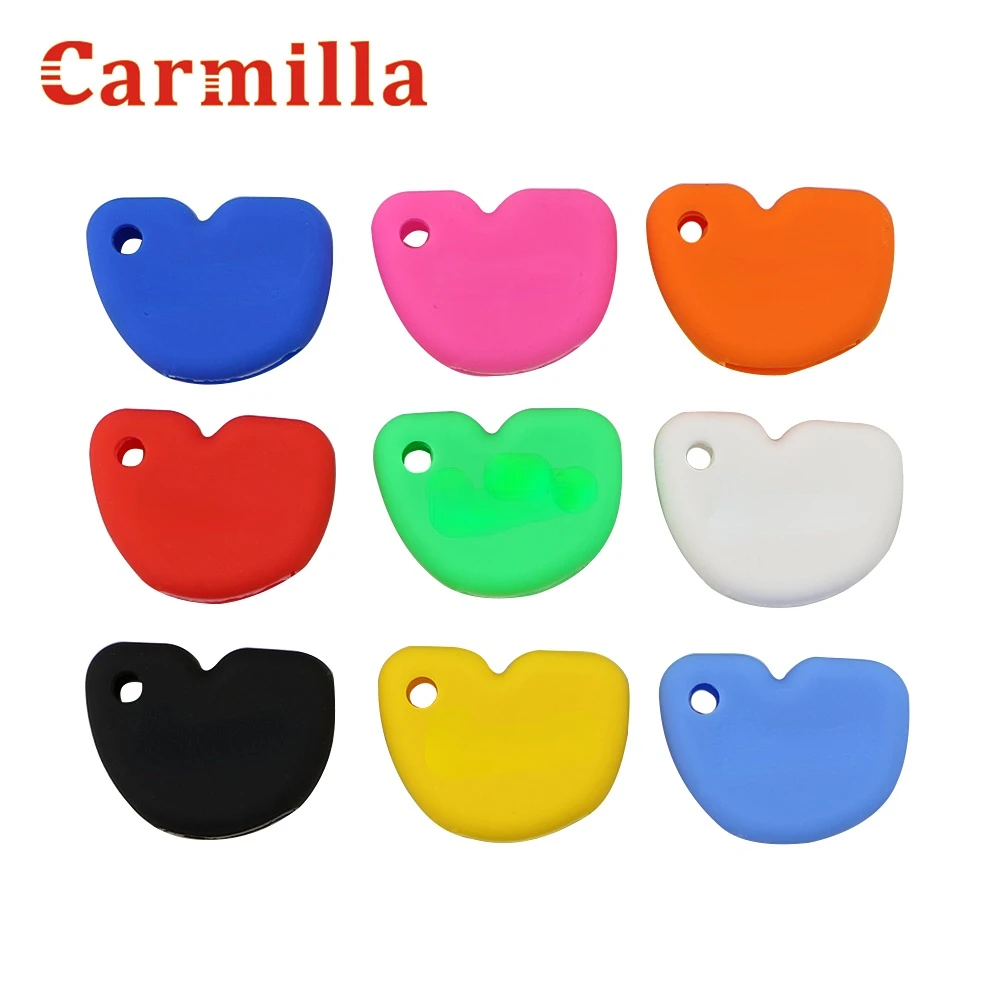 Carmilla Silicone Key Case Protector Cover Fit for Vespa Enrico Piaggio GTS300 LX150 Fly 125 3vte Gts 200 Motorcycle Key