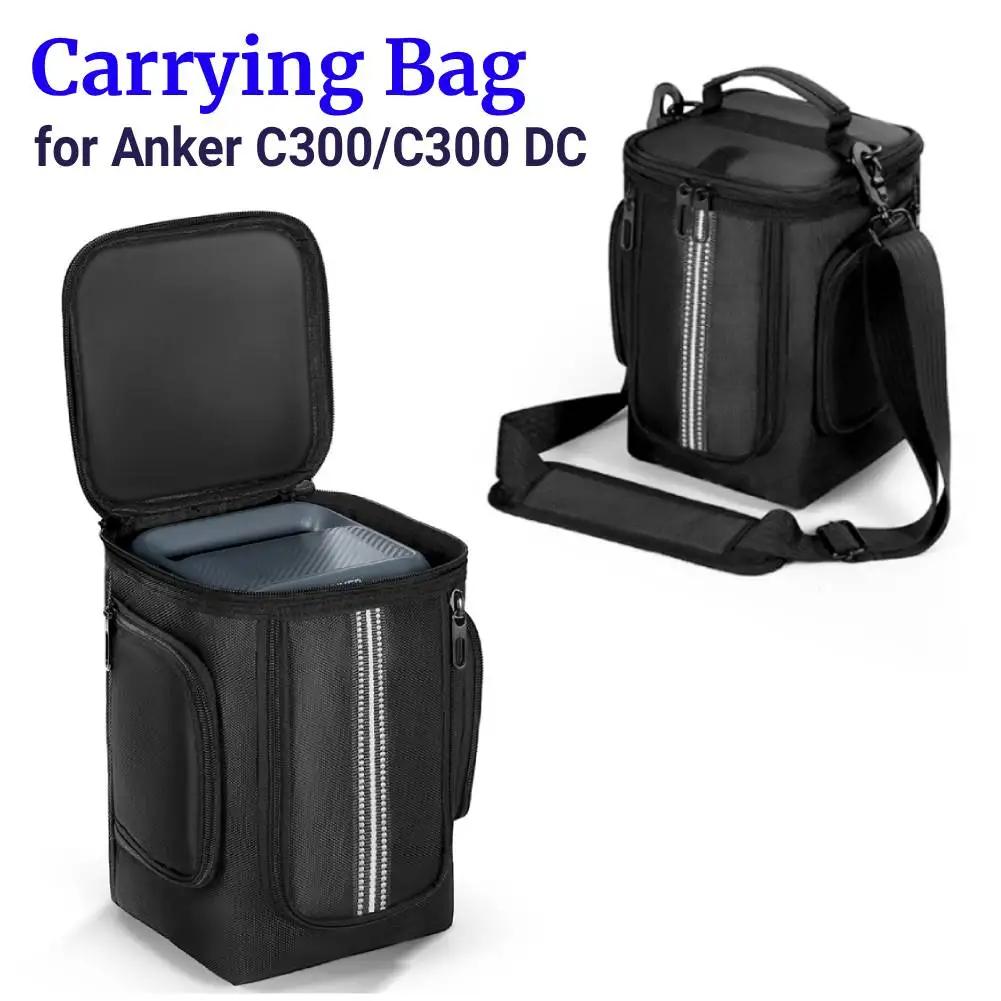 

Чехол для переноски портативной электростанции Anker C300/C300 DC, защитный водонепроницаемый кейс с плечевым ремнем и ручкой