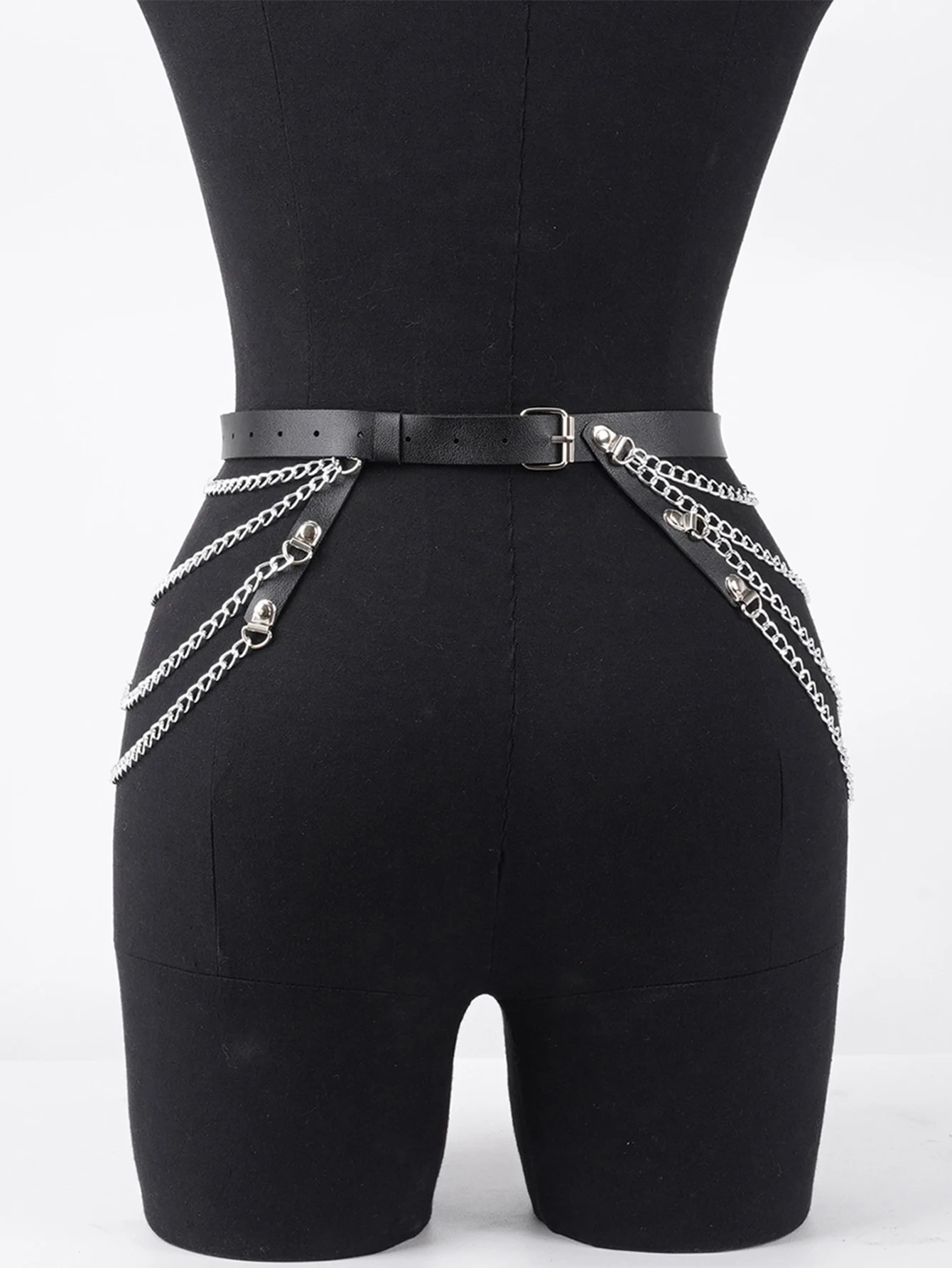 Sexy riem voor dames, verstelbare taille, modieus lichaam voor rave, cluboutfitlichaam