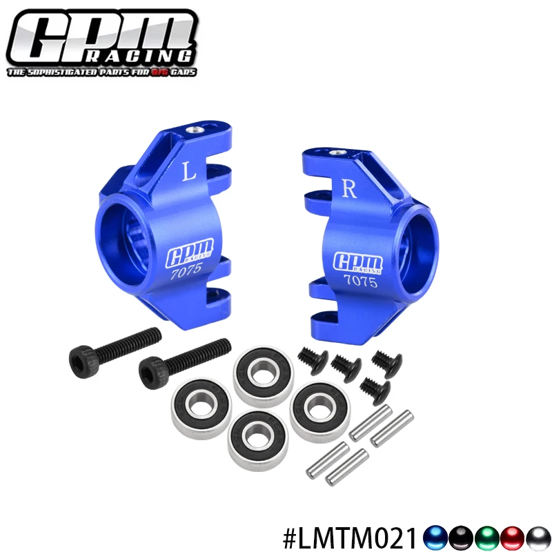 GPM Alu 7075 Front Steering Block Larger Bearing LOSI 1/18 Mini LMT Megalodon 2S LOS01026