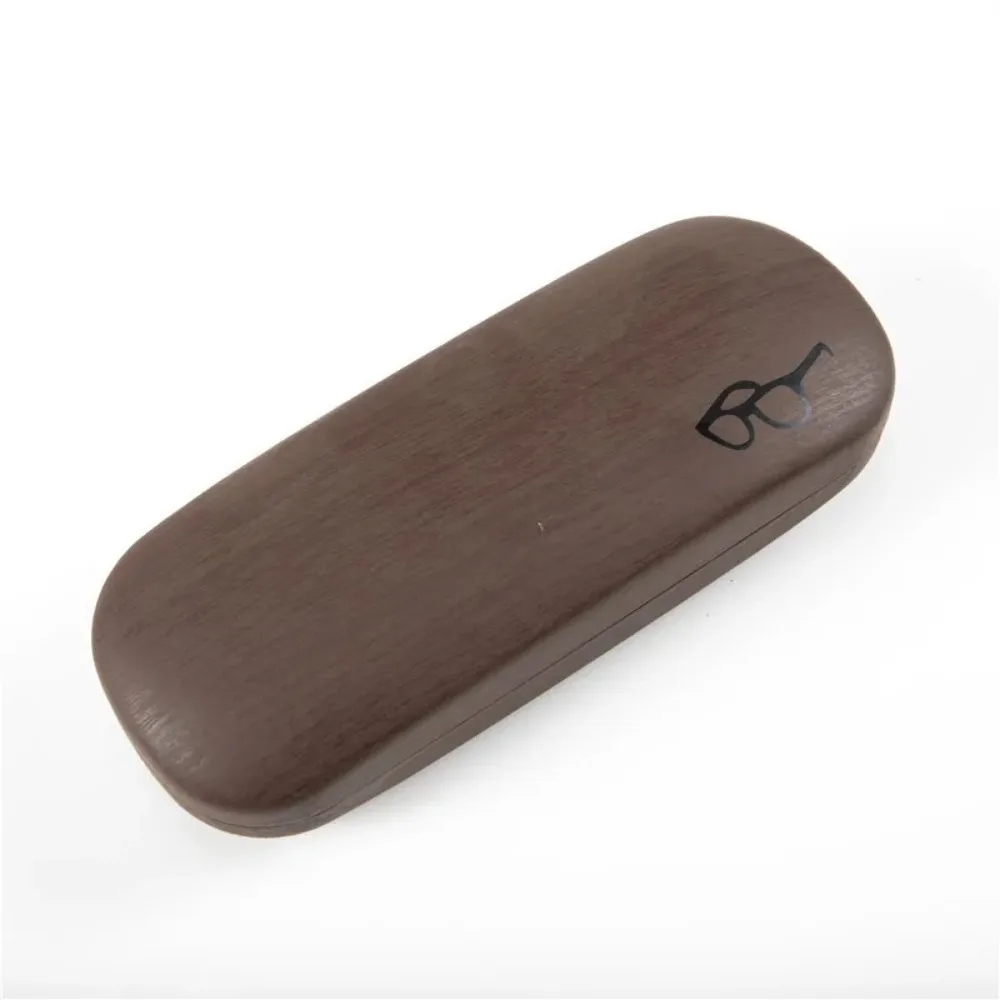 High Quality Hard Glasses Case Women Wood Grain Eyeglass Case Cover Portable Reading Glasses Box For Men Spectacle Cases image 4