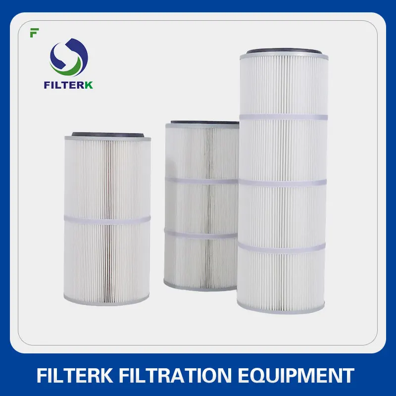 dust filter dust removal filter cartridge industrial polyester powder