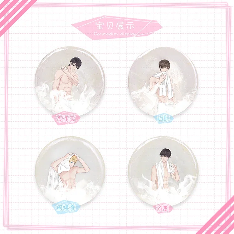 Anime Game EVOL×LOVE Kilo Cosplay Cartoon Handmade Transparent Soap Toilet Soaps Articles of Daily Use Ornament Mascot Accessory