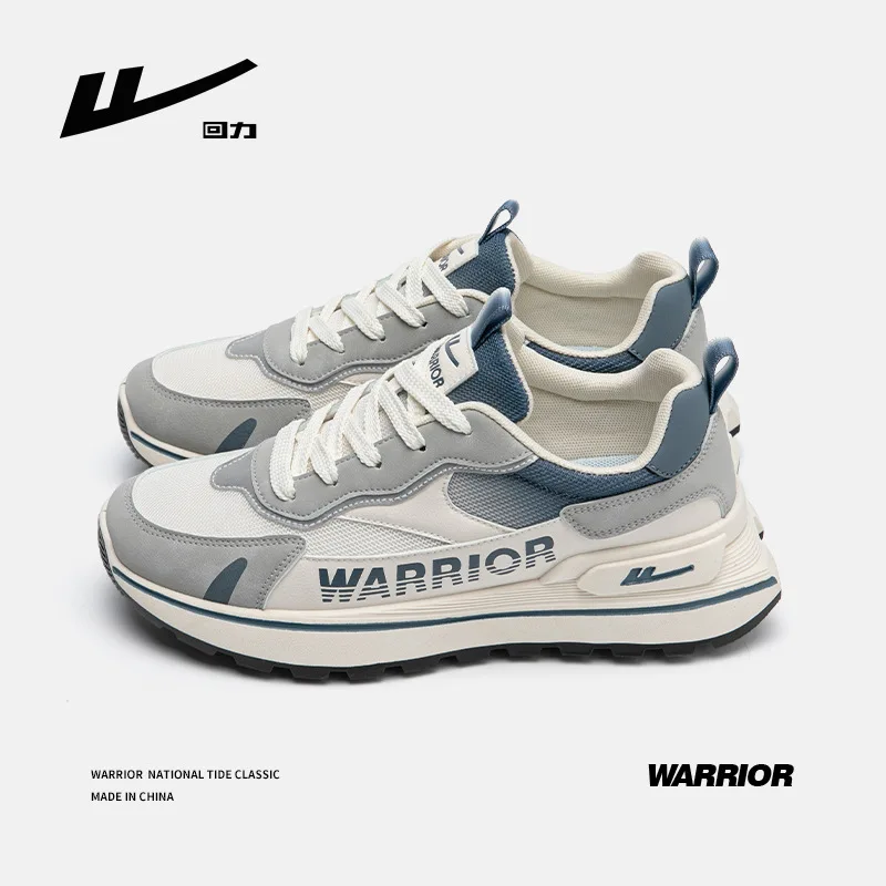 Warrior Men Sneakers Comfortable Breathable Running Shoes Vintage Korean Version Leisure Harajuku Men\'s Sneaker Tenis Feminino