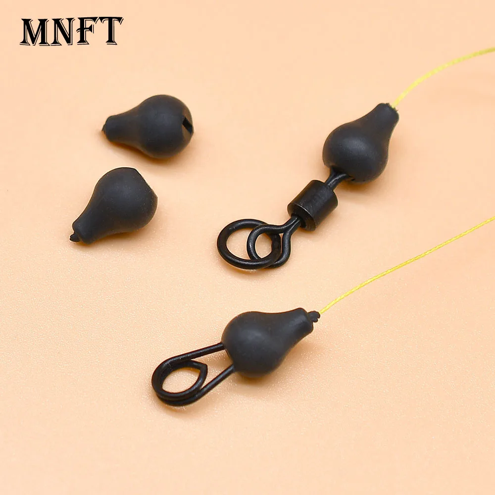12 piezas de accesorios para pesca de carpa: 0.42g de abalorios giratorios Chod, anzuelos, aparejos Kicker, aparejos de pesca de extremo, plomos de cambio para montajes de cabello