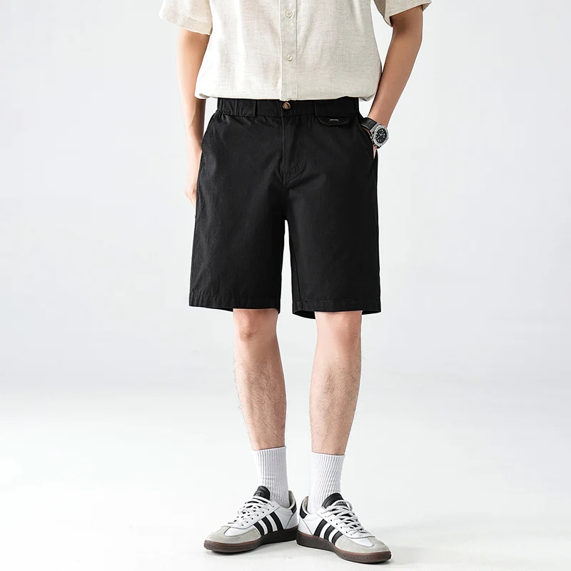Pure Cotton Breathable Comfortable Shorts Men Summer Casual Sports Shorts Pants