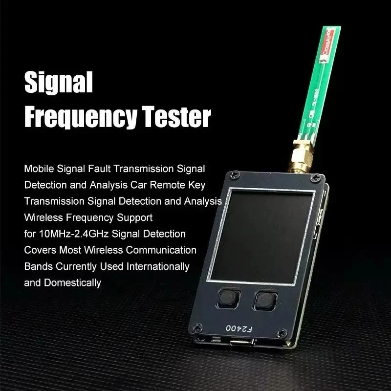MAGICO F2400 أدوات اختبار تردد الإشارة عالية الدقة الهواتف المحمولة سماعات بلوتوث واي فاي إشارة لاسلكية كشف الأخطاء #1