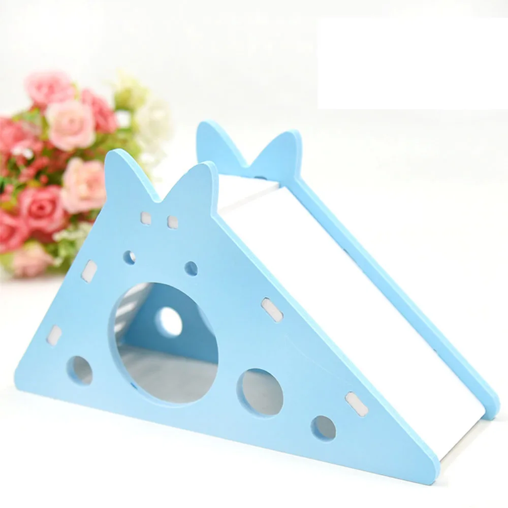 3Pcs Hamster Toys Eco-Board Bridge Seesaw Swing Toys Small Animal Activity Climb Toy DIY Hamster Cage Accessories for Home