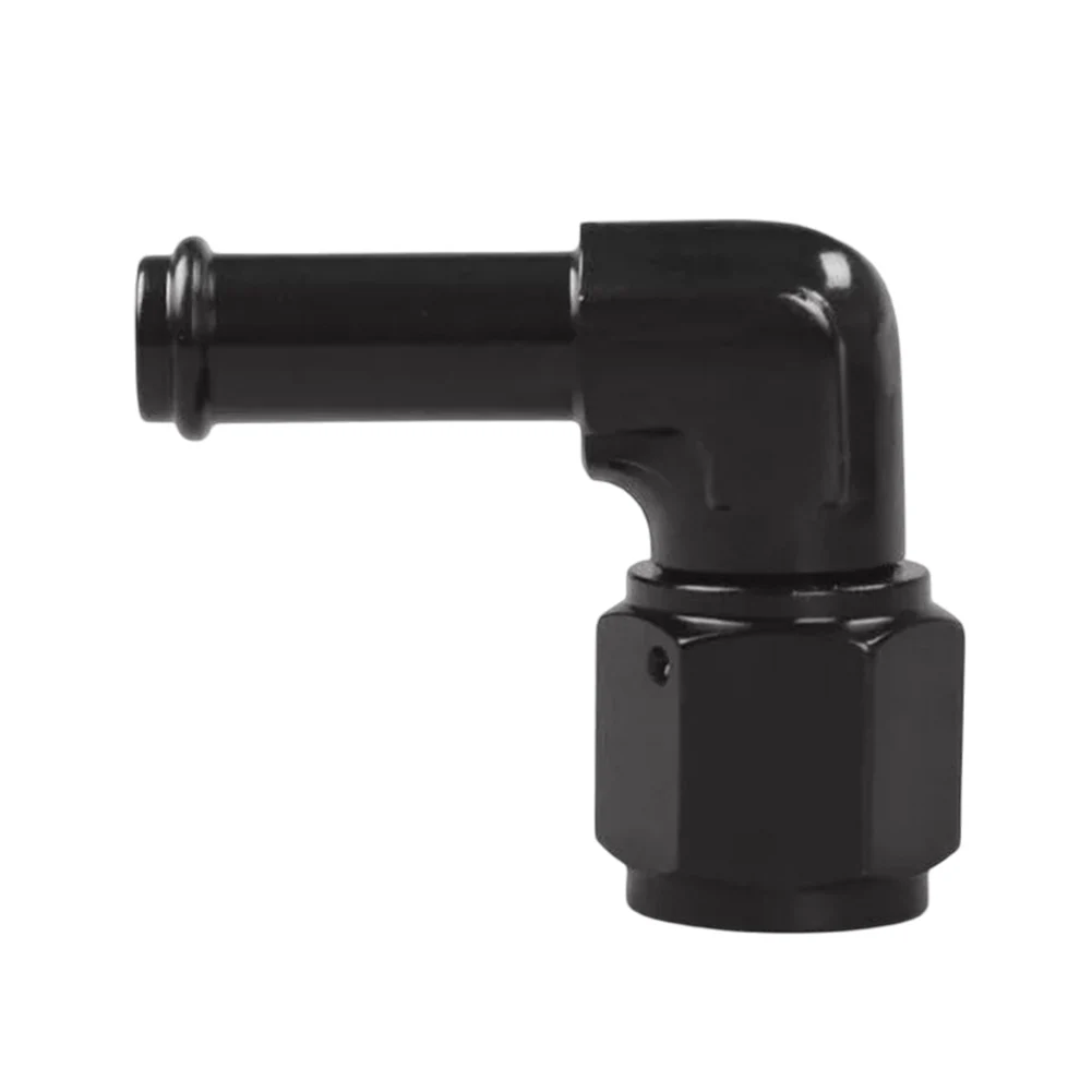 

6AN Female To 3/8 Barb 5/16 Barb Fitting Adapter 90 Degree Swivel Aluminum Automobile Modification Accessories