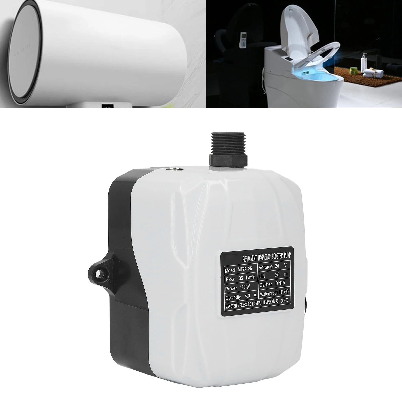 

Automatic Booster Pump Booster Pump Booster Pump Water Pressure High Lift 180W for Kitchen Sink Shower DC24V Water Booster Pump