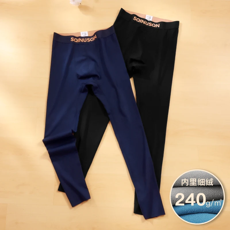 Men's shark pants slim fit sports leggings trousers underwear and autumn pants warm bodybuildingleggings for autumn and winter
