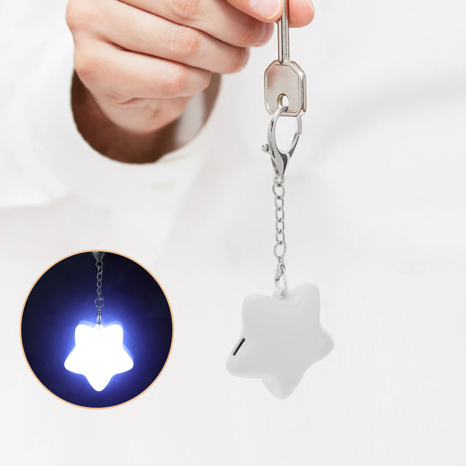 Rechargeable Touch Sensor Purse Light Star Shaped LED Handbag Lamp Mini Bag Lamp for Purse Portable Night Light for Bag
