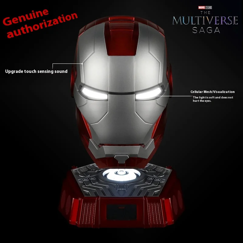 

Iron Man 1:1 Helmet Mk5 Mk50 Avengers War Machine Cosplay Electric Open Close Control Toys Christmas Gifts