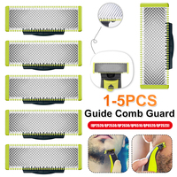 1-5PCS Beard Cutting Guide Comb Guard Electric Trimmer Shaver Replacement Kit for Philips One Blade Shaver QP2520/QP2530