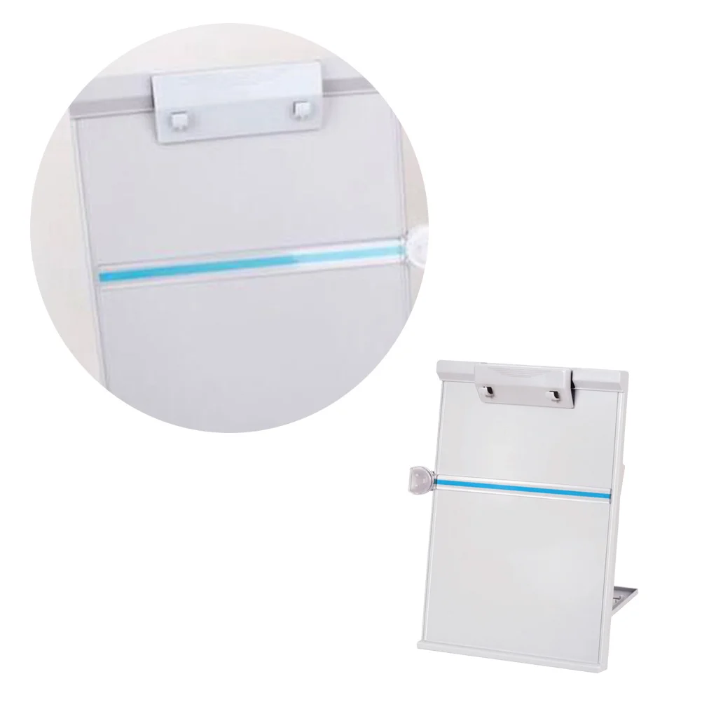 1 pçs ajustável abs leitura rack estável áspero plástico documento titular para pontuação de música cozinhar copybook livro suporte leitura