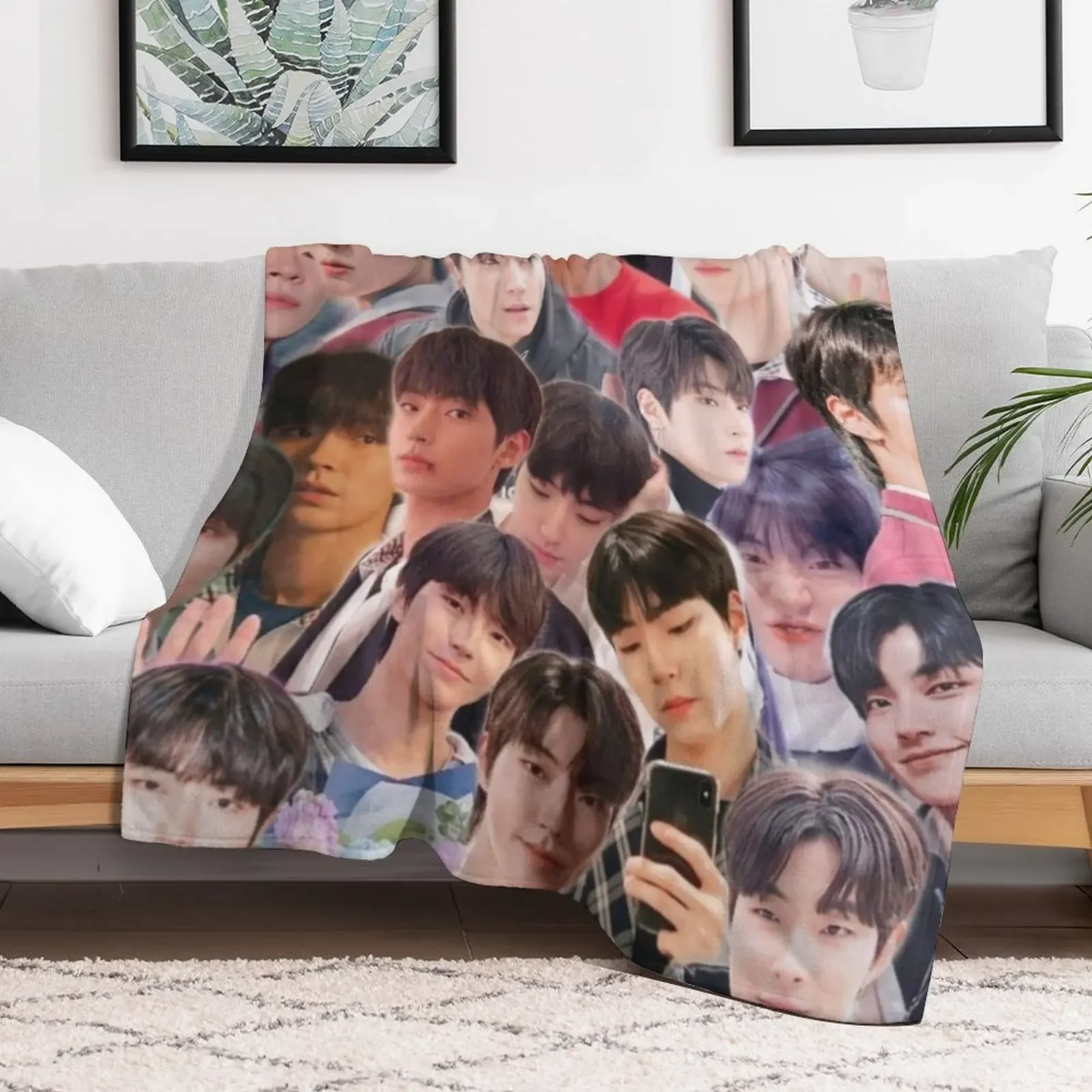 Hwang In-yeop collage Throw Blanket Designers blankets ands Blankets