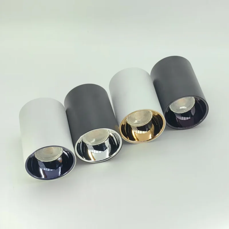 

Aluminum Ceiling light housing cover GU10 MR16 round LED module spot light holder fixed led downlight frame