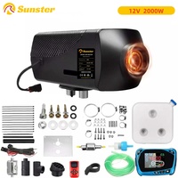 Sunster Air Diesel Heater 2KW 12V Universal Car Parking Heater Autonomy With Remote LCD Monitor Voice Broadcast for Mot