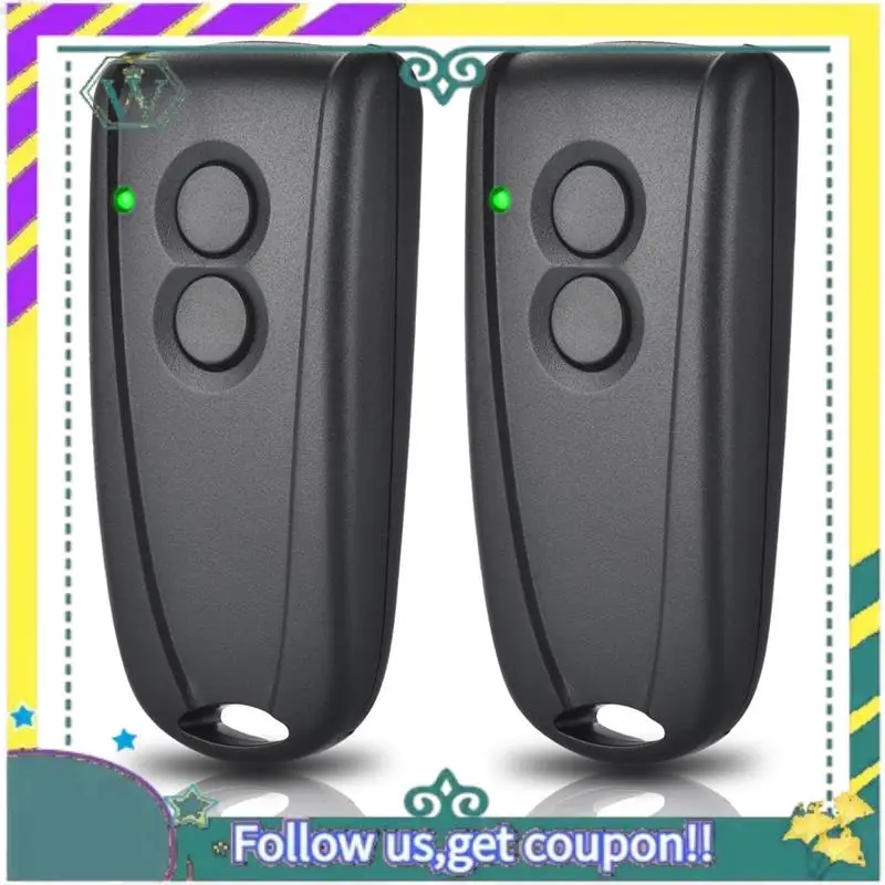 NOWY Pilot do bramy garażowej 433,92 MHz do Hormann Ecostar RSE2, RSC2, zestaw 2 sztuk