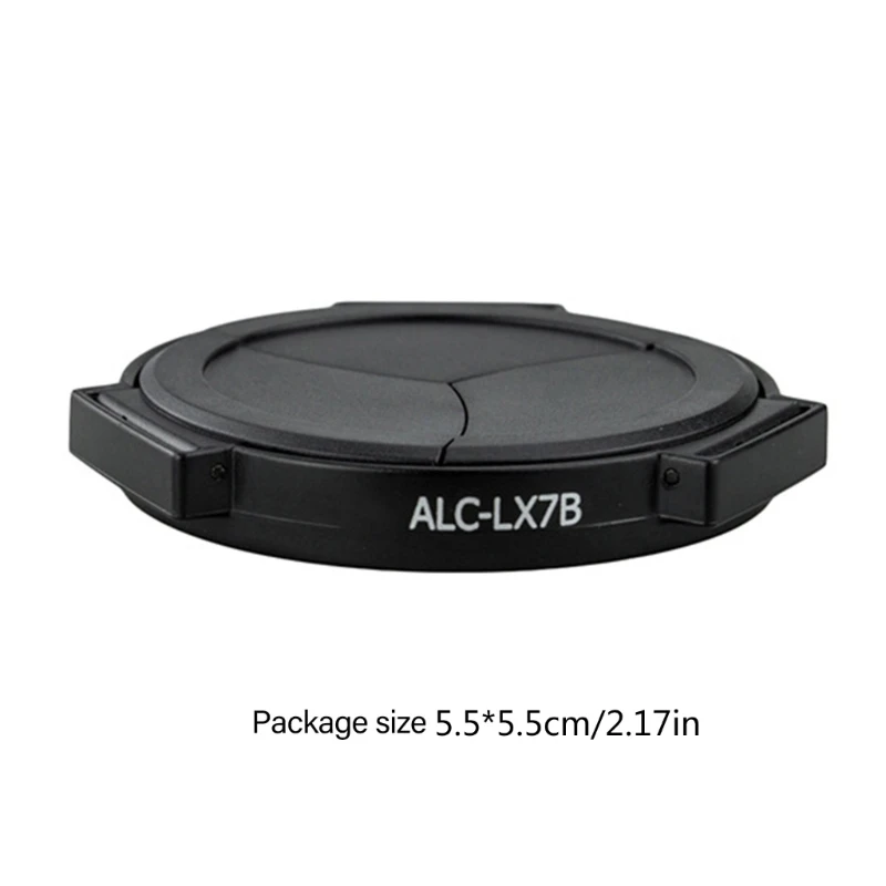 Lens Caps Self-Retaining Automatic Lens Protector Cover ALC LX7 for DMC-LX7 Camera Keep Lens Clean and Resist Scratch