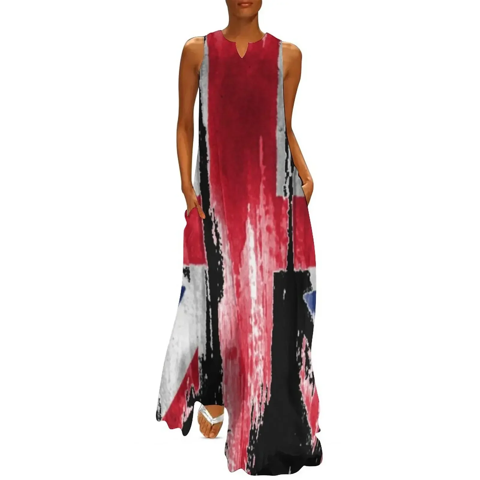 

Union Jack Long Dress summer dress womens 2025 party dresses women bandage dress evening dresses women