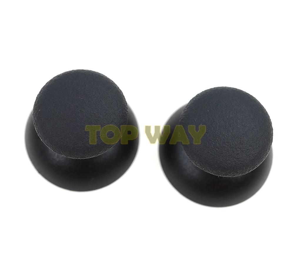 キノコ3Dロッカージョイスティックキャップシェル、サムスティック、ブラックスモールホール、ps2、ps3、2個