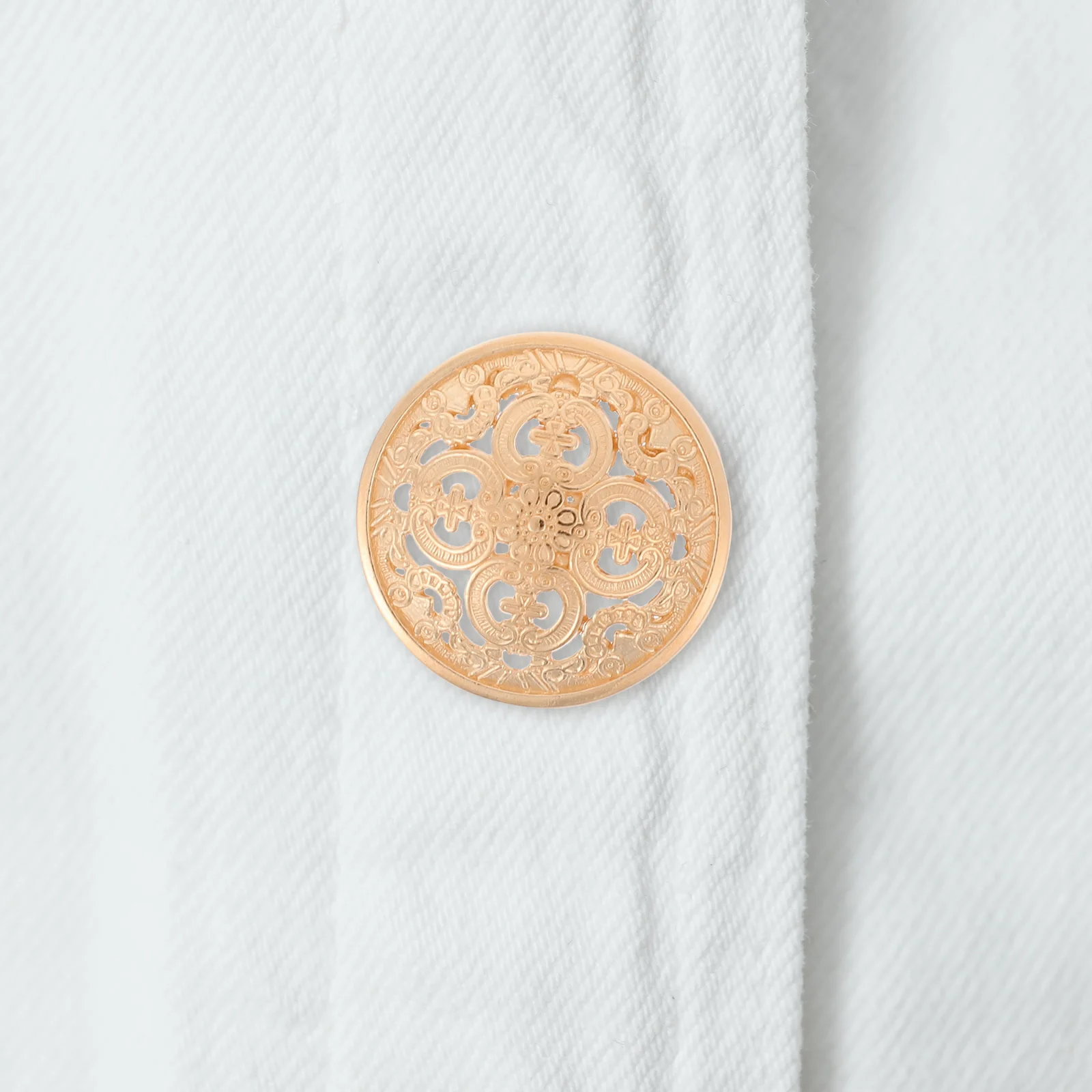 

30pcs Metal Buttons Vintage Silver Sewing Matte Jacket Domed Hollow Fashion Anti Rust For Coats TShirts Windbreakers