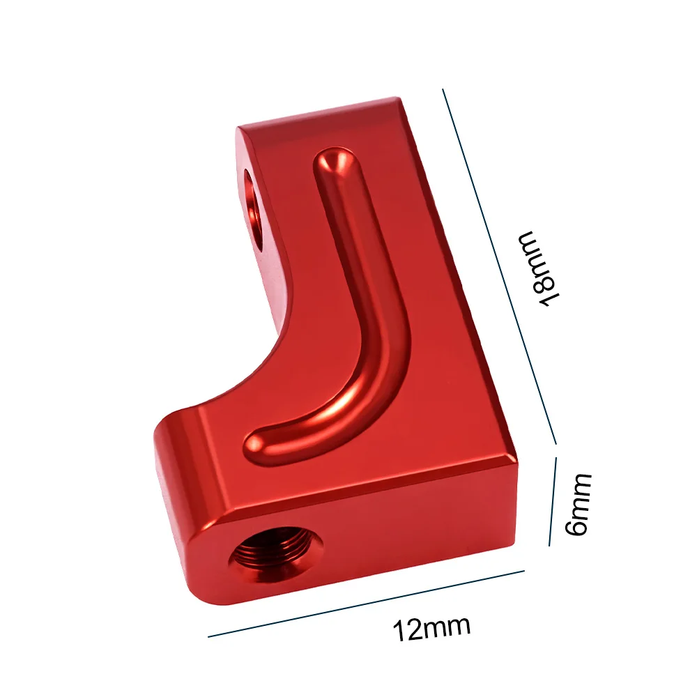 9IMOD RC سيرفو جبل البقاء 2 قطعة الألومنيوم سيرفو جبل قوس ل Tamiya TB03 TT02 XV01 الهيكل سيرفو يتصاعد ترقيات أجزاء 54090 #3