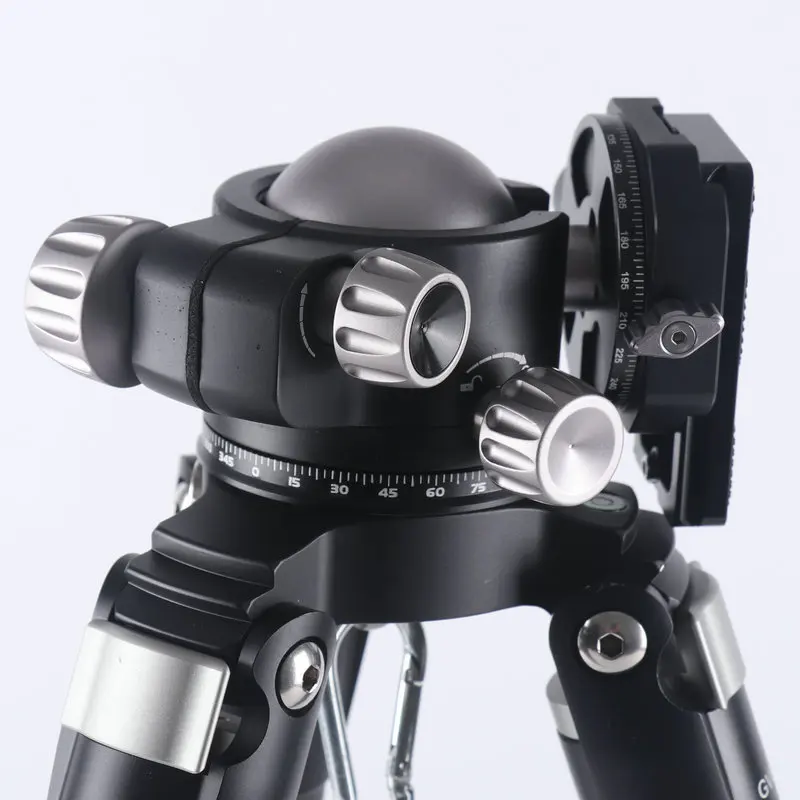 2026 Portable Spherical Camera Ball Head 360° Panoramic Rotation Tripod Mount for DSLR Mirrorless Photography Shooting