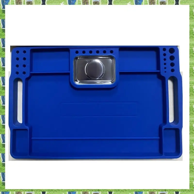 

FTS Silicone Tool Holder Tray Silicone Tool Holder Multi-Purpose Mat Repair Storage Segmented Mechanics Storage