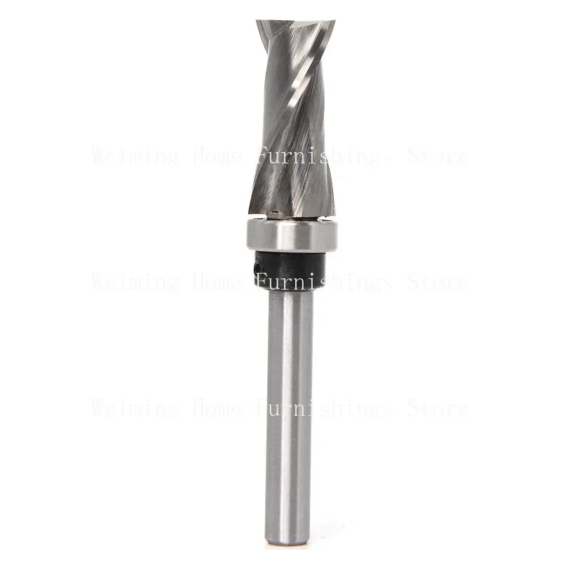 

Top Bearing Ultra-Perfomance Compression Flush Trim Solid Carbide CNC Router Bit - 1/4" 1/2" Shank
