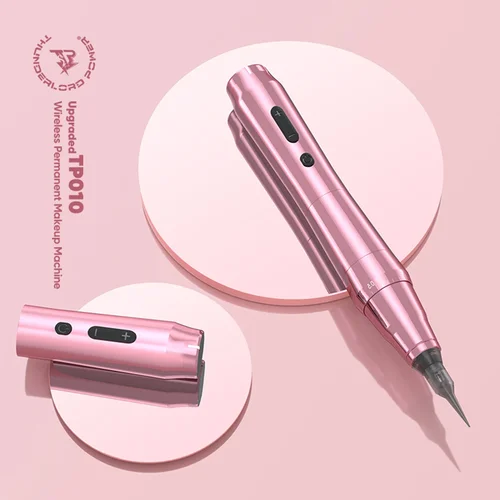 Biomaser TP010 máquina de tatuaje inalámbrica SPMU Kits de máquinas cejas maquillaje permanente Digital Dermografo Microneedling máquina pluma
