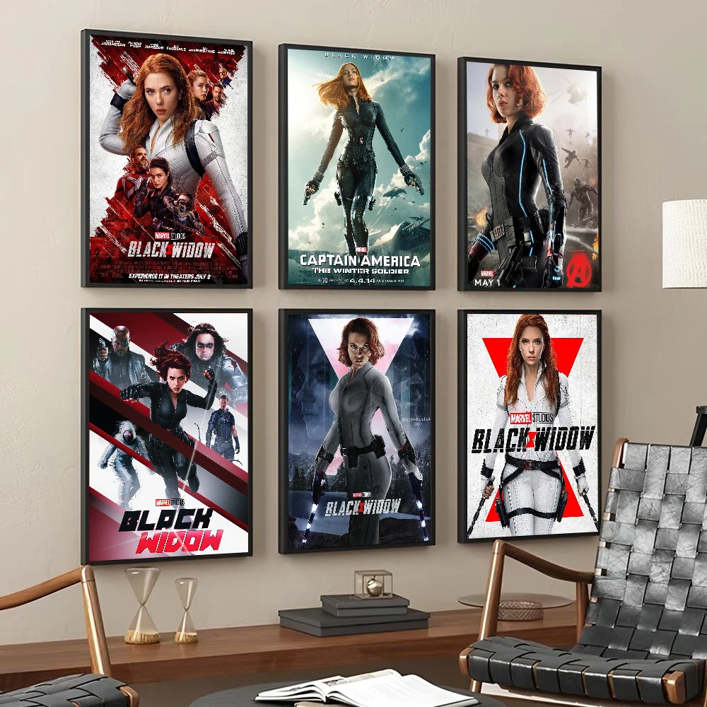 Classic Movie Black Widow Posters Stickers Living Room Bedroom Entrance Cafe Wall Art Decoration Painting Room Home Decor