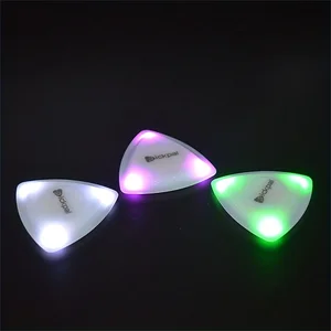 Miwayer-LED Light Guitar Pick, ABS Electric Guitar Picks, Three Colors Light Options, White, Green, Purple, 1pcs 6 Main Sales LED Guitar Pick - №2