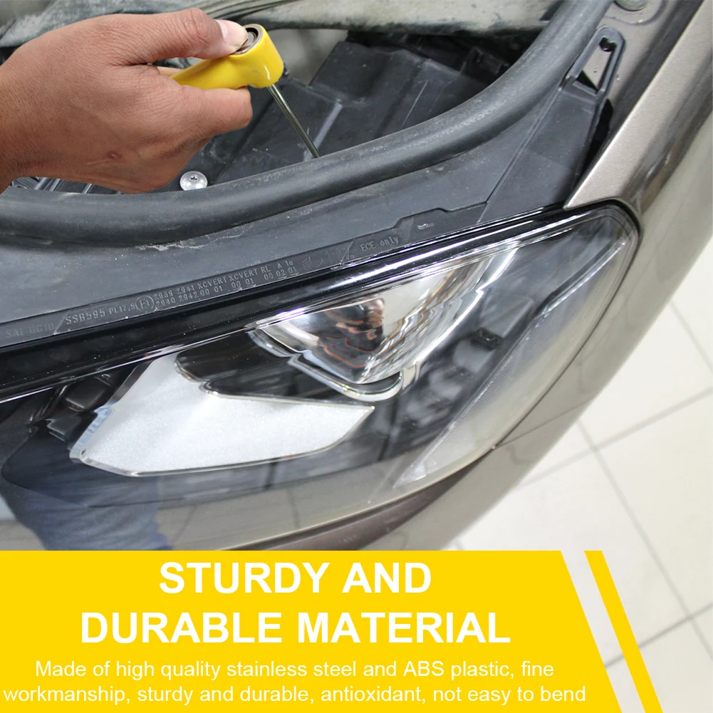 2 قطعة خطاف إصلاح دنت السيارة الفولاذ المقاوم للصدأ أدوات إزالة دنت السيارة بدون طلاء إزالة دنت جسم السيارة المخل لتلف البرد