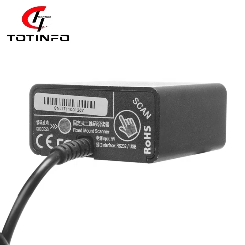 Fixed Mount Reader MRZ Barcode Scanner Module Read MRZ/PDF417 Of ID Card And Passport