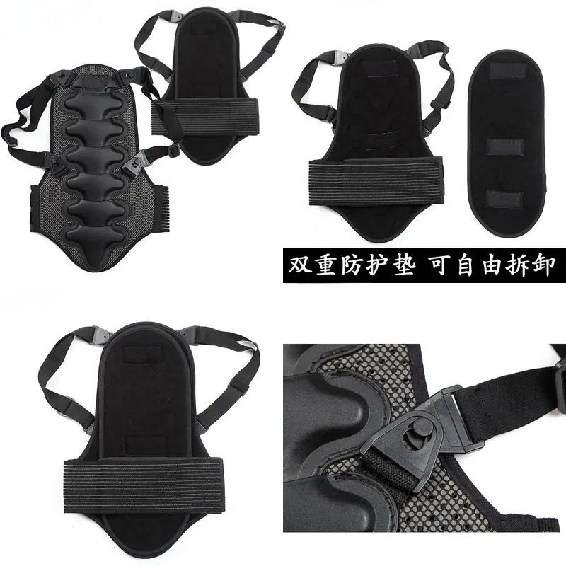for SULAITE Ski Protector Armor Outdoor Sports Spine Protection Extreme Sports Horse Riding Anti-drop Thickened Back